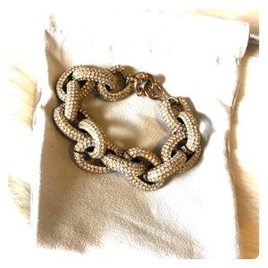J.Crew Pave Link Bracelet